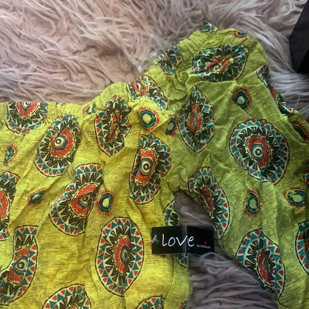 Yellow pattern bodysuit - Picture 4 of 10